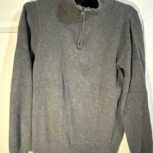 GAP Women's Gray Athletic‎ Zip-Up Sweater